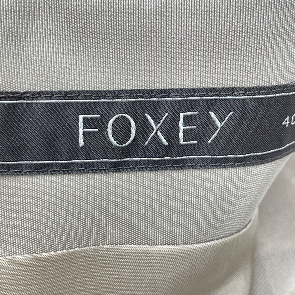 FOXEY Foxey 33308 Beige Silk Balloon Skirt Skirt 40 Ladies