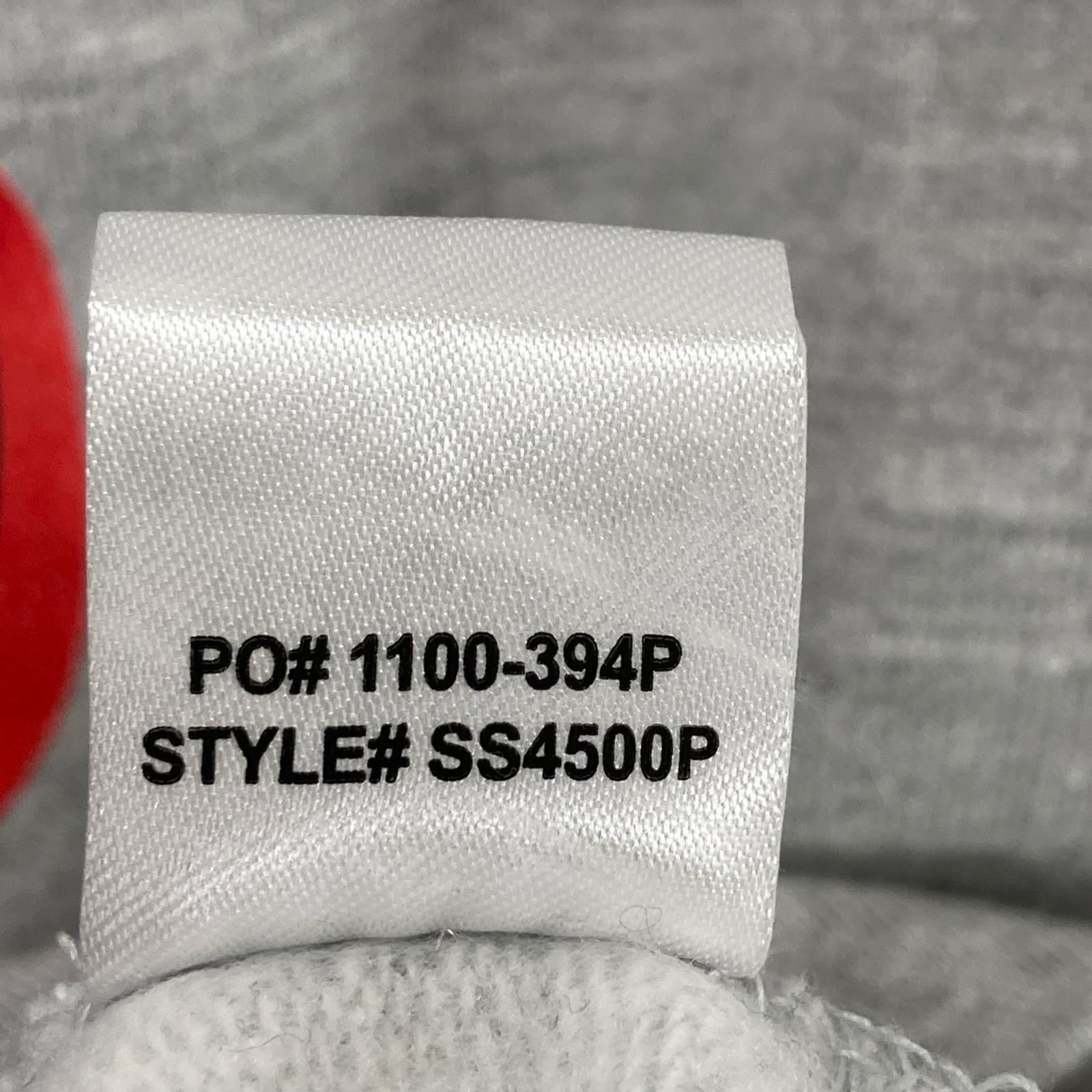 SS4500P 灰色 印花 长袖 连帽衫 上衣 男士