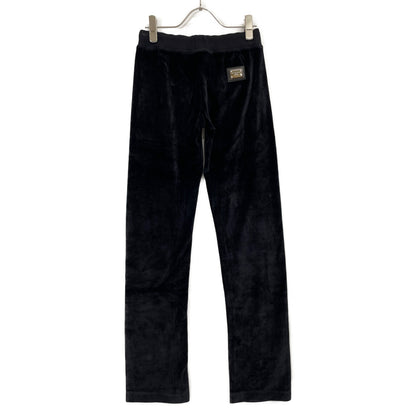 PHILIPP PLEIN Black Velour Swarovski Tracksuit Set-Up Suit Set-Up XS Ladies