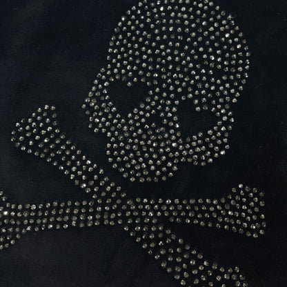 PHILIPP PLEIN 菲利普普兰 黑色 丝绒 水晶 运动服套装 XS 女士