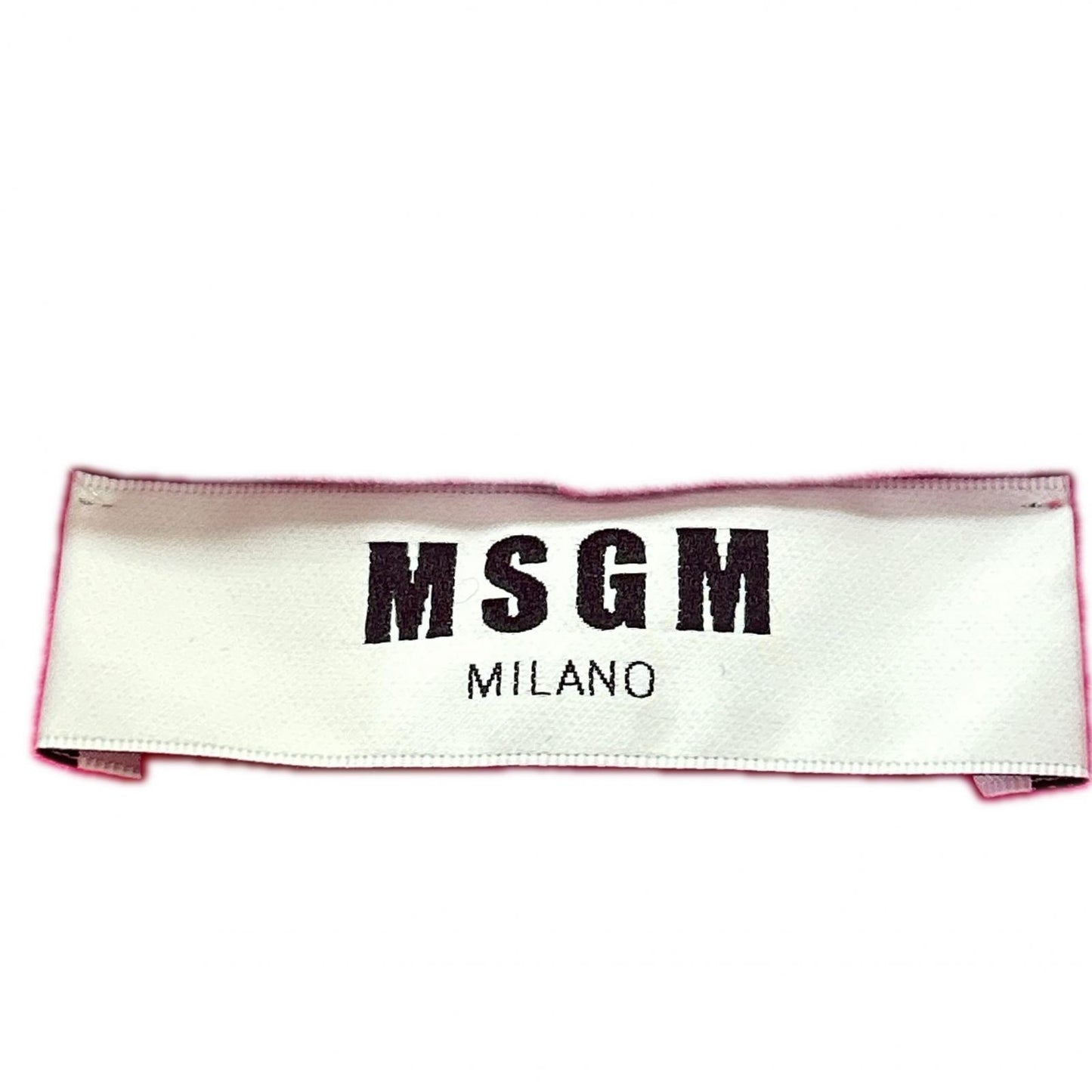 MSGM 2740MM76 Light Pink Long Sleeve Hooded Logo Parka Coat