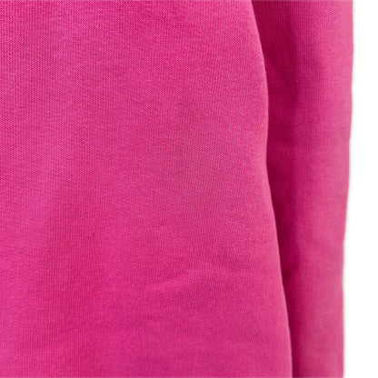 MSGM 2740MM76 Light Pink Long Sleeve Hooded Logo Parka Coat