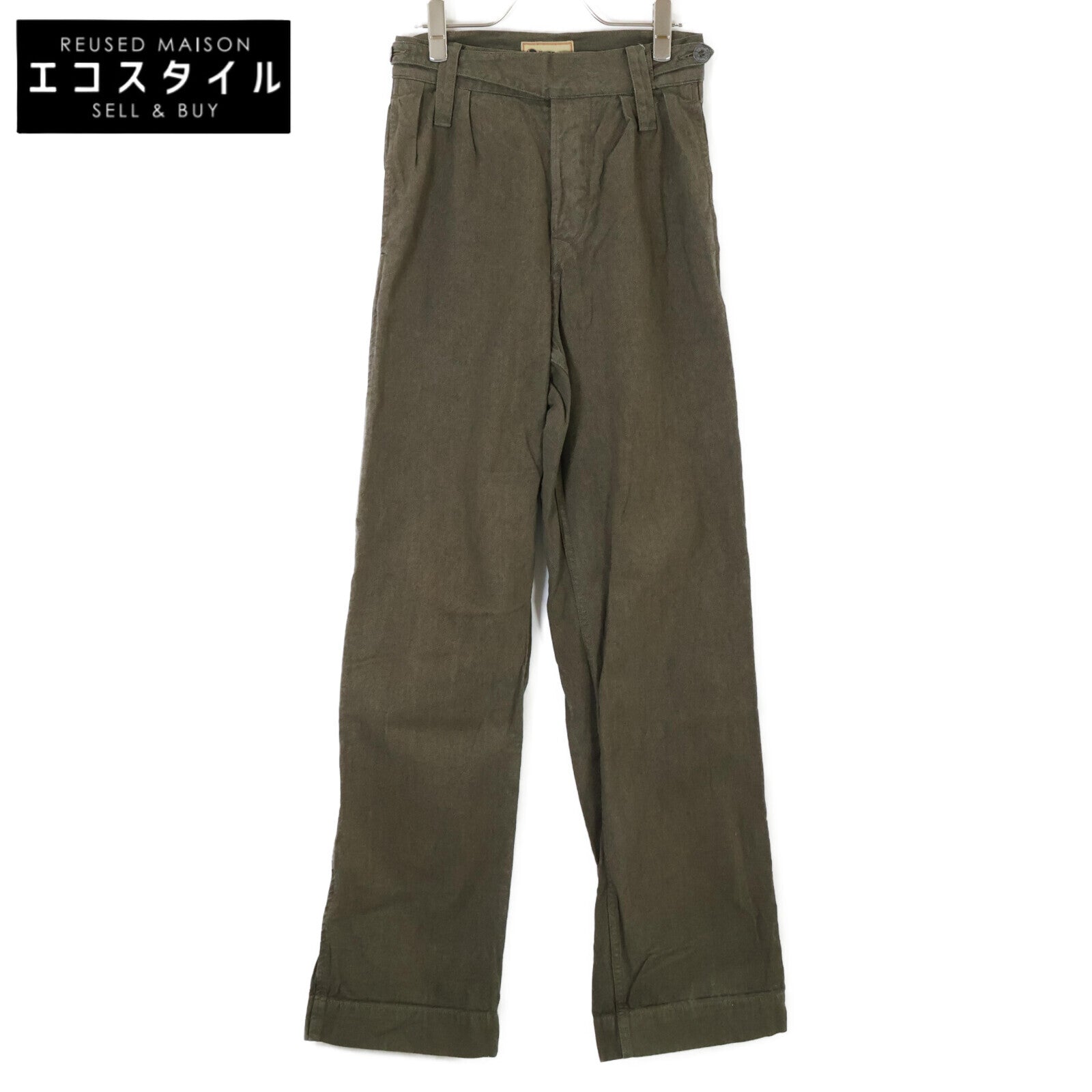 NIGEL CABOURN Nigel Cabourn 8046-13-50020 Live Ro Navvy Pants Cotton Broken Twill Gurkha Pants Bottoms 26 Men's