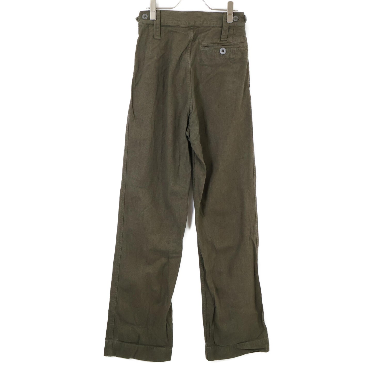 NIGEL CABOURN Nigel Cabourn 8046-13-50020 Live Ro Navvy Pants Cotton Broken Twill Gurkha Pants Bottoms 26 Men's