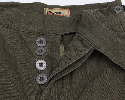 NIGEL CABOURN Nigel Cabourn 8046-13-50020 Live Ro Navvy Pants Cotton Broken Twill Gurkha Pants Bottoms 26 Men's