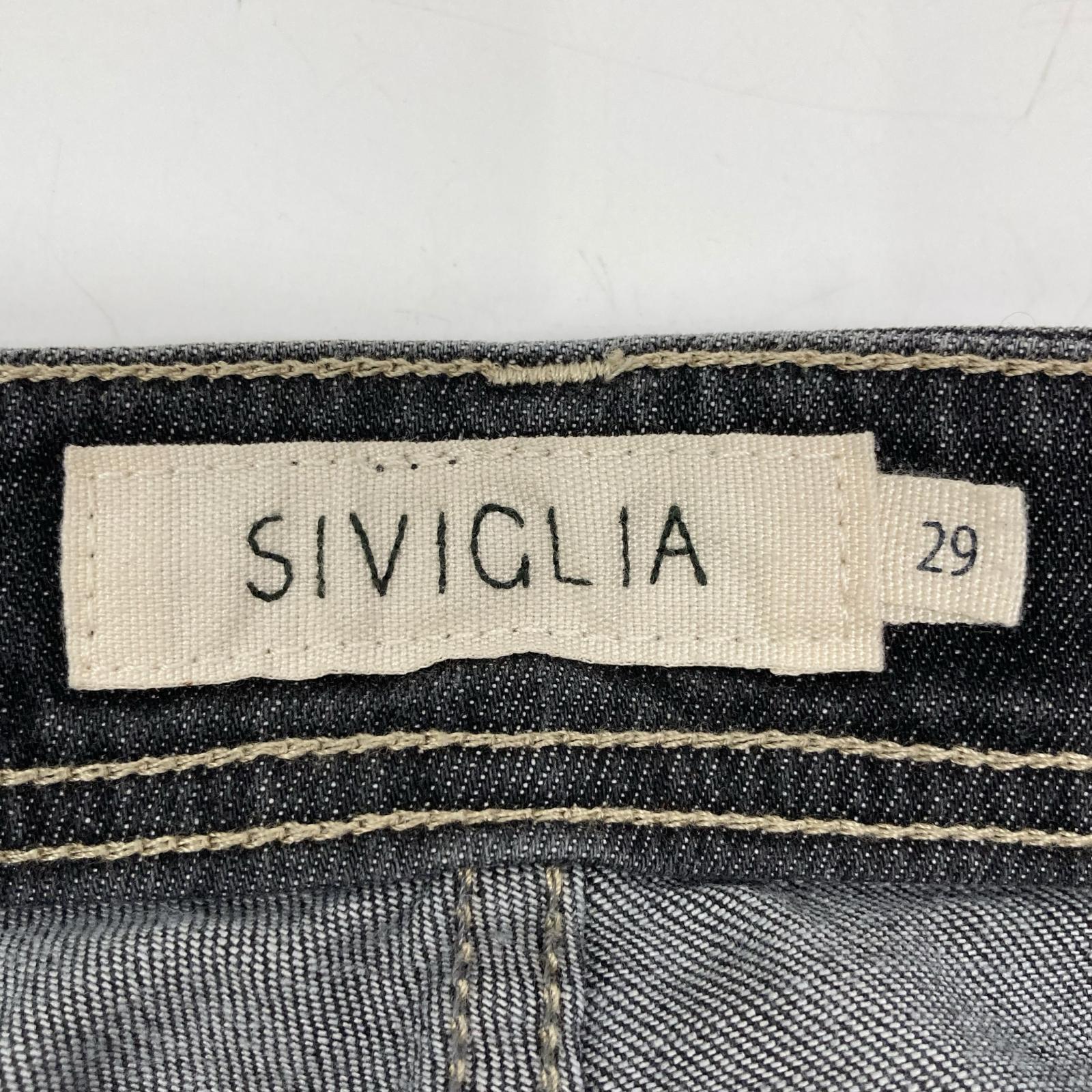 SIVIGLIA 西维利亚 黑色 水洗 纽扣门襟 牛仔裤 下装 29