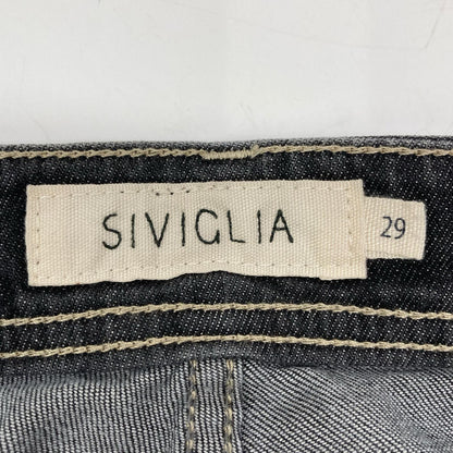 SIVIGLIA 西维利亚 黑色 水洗 纽扣门襟 牛仔裤 下装 29