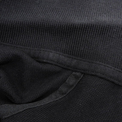 Lacoste ラコステ 美品 ロング ワンポイント ポロシャツワンピース レディース ブラック 38 EF121EL ワンピース