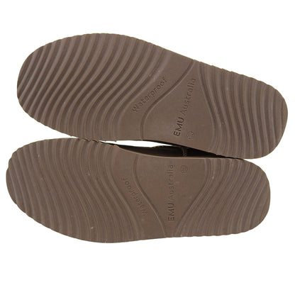 EMU Australia エミュオーストラリア 新品同様 ムートンブーツ シューズ レディース ブラウン 38 シューズ 38(EU)