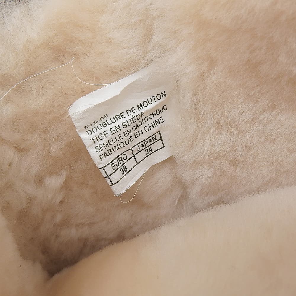 EMU Australia エミュオーストラリア 新品同様 ムートンブーツ シューズ レディース ブラウン 38 シューズ 38(EU)