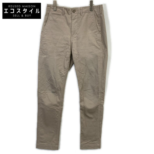 BEAMS Grey Stretch Tapered Chino Bottoms S