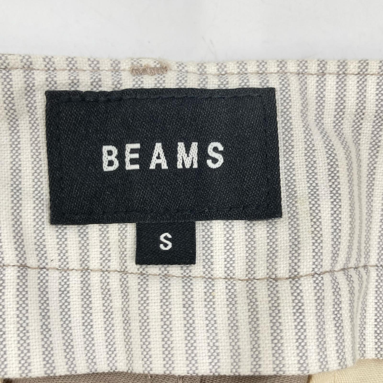 BEAMS BEAMS 灰色 弹力锥形斜纹棉布裤 下装 S