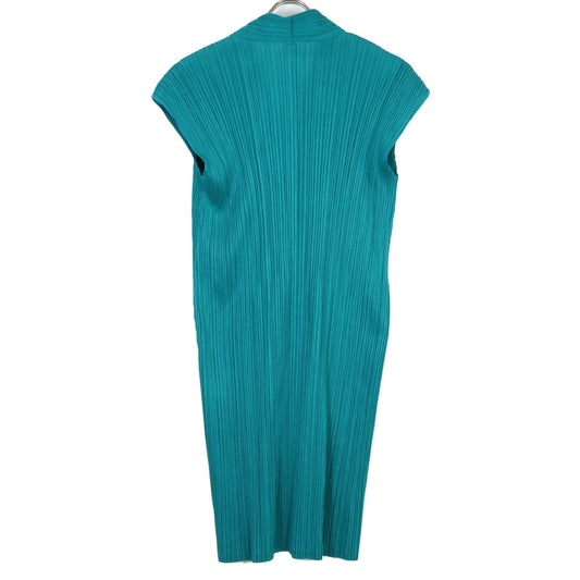 PLEATS PLEASE プリーツプリーズ PP73-JH166 17AW グリーン ノースリーブワンピース ワンピース