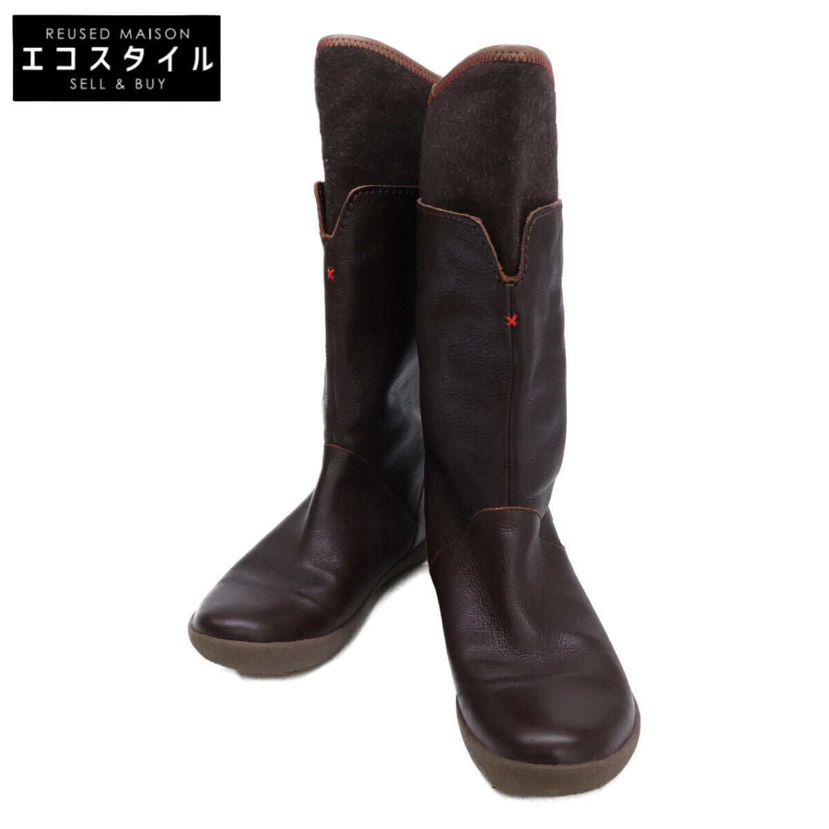 CAMPER カンペール 【美品】46559-001 WEEK レザー ミドルブーツ シューズ US8