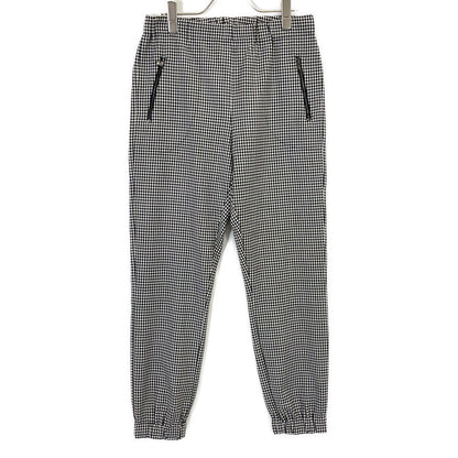 WOOLRICH ウールリッチ WWPAN1212 ﾌﾞﾗｯｸ ｷﾞﾝｶﾞﾑﾁｪｯｸ ﾊﾟﾝﾂ ボトムス XS
