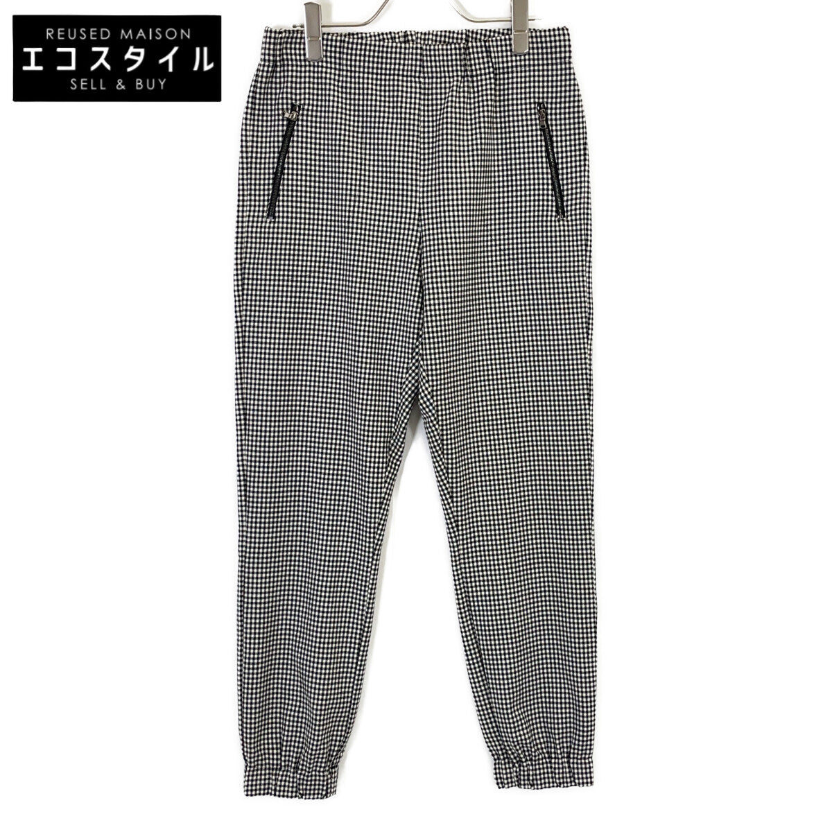 WOOLRICH ウールリッチ WWPAN1212 ブラック ギンガムチェック パンツ ボトムス