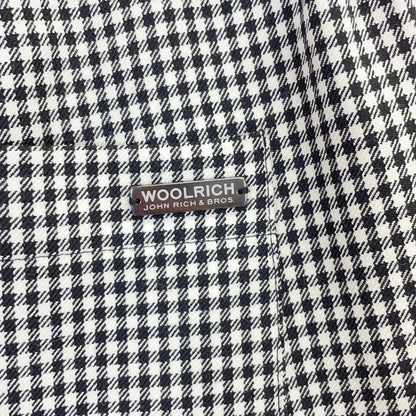 WOOLRICH ウールリッチ WWPAN1212 ﾌﾞﾗｯｸ ｷﾞﾝｶﾞﾑﾁｪｯｸ ﾊﾟﾝﾂ ボトムス XS