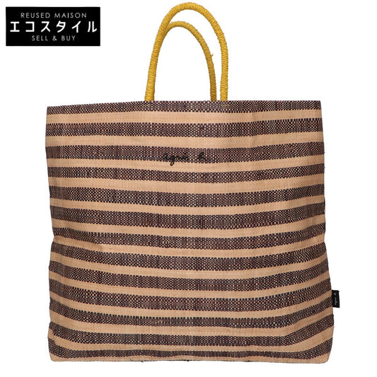 agnes b. Agnes b. MX02-03 Raffia Border Tote Bag for Women