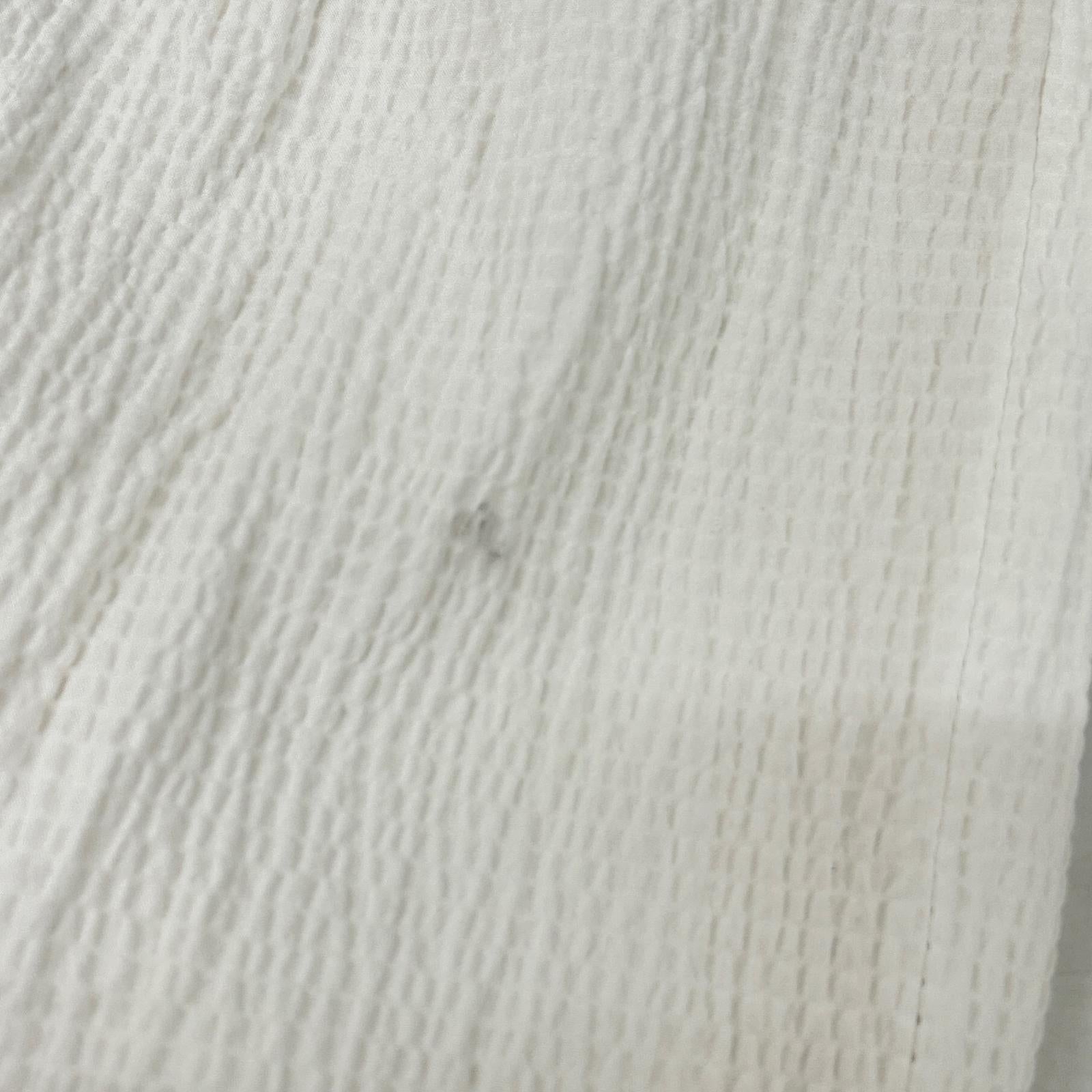steven alan スティーブンアラン ホワイト RIPLE COTTON TUCK TROUSERS ボトムス