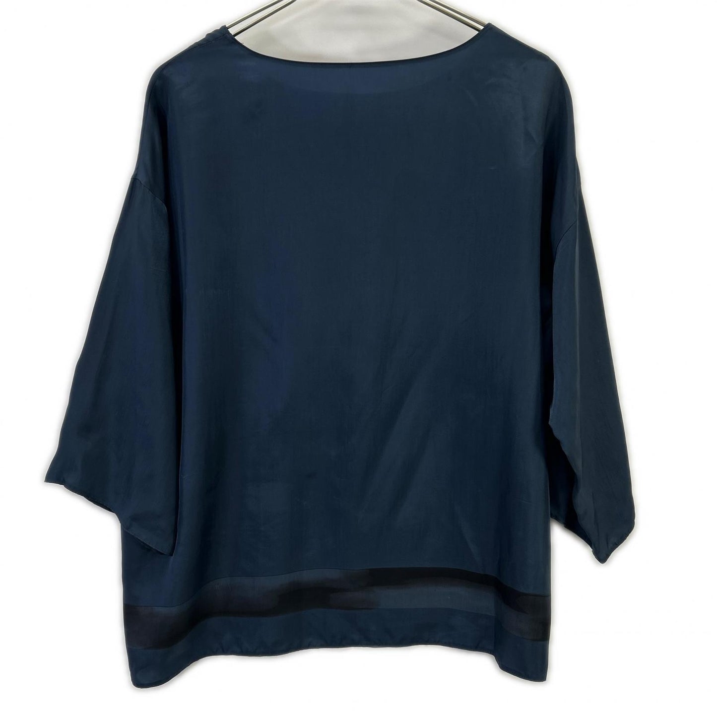 HA03FJ650 20AW ﾈｲﾋﾞｰ ｷｭﾌﾟﾗ 水彩ﾌﾟﾘﾝﾄ ﾌﾞﾗｳｽ トップス 2 レディース