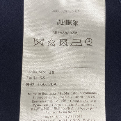 RED VALENTINO レッドヴァレンチノ SR3AAA802MJ ネイビー リボン ブラウス トップス