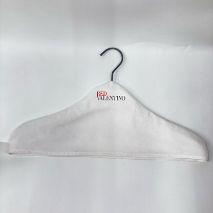 RED VALENTINO レッドヴァレンチノ UR3AE00W57N レース ドット 半袖ブラウス トップス