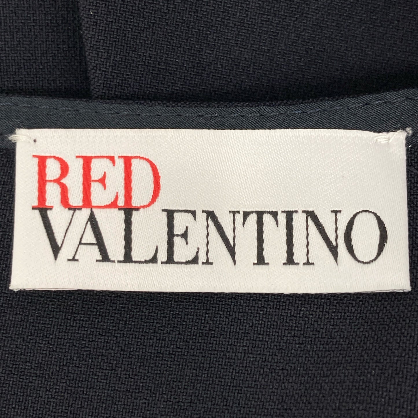 RED VALENTINO 华伦天奴 XR3VADC05LB 海军蓝金色纽扣Cady连衣裙