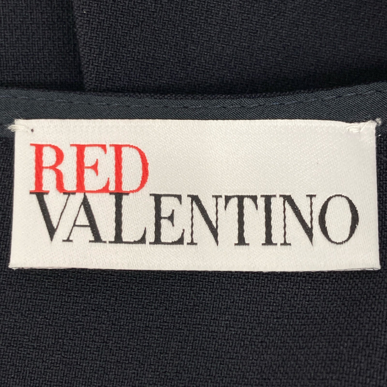 RED VALENTINO 华伦天奴 XR3VADC05LB 海军蓝金色纽扣Cady连衣裙