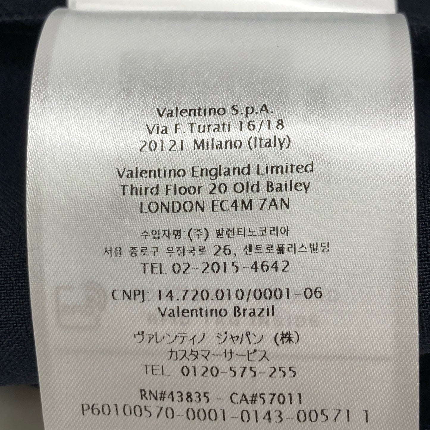 RED VALENTINO 华伦天奴 XR3VADC05LB 海军蓝金色纽扣Cady连衣裙