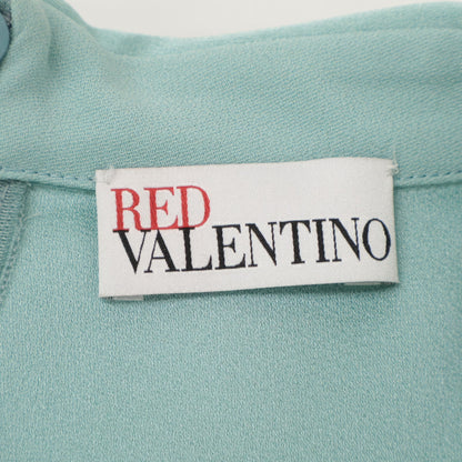 RED VALENTINO Red Valentino SR3VAH020F1 Green Collar Embellished Dress