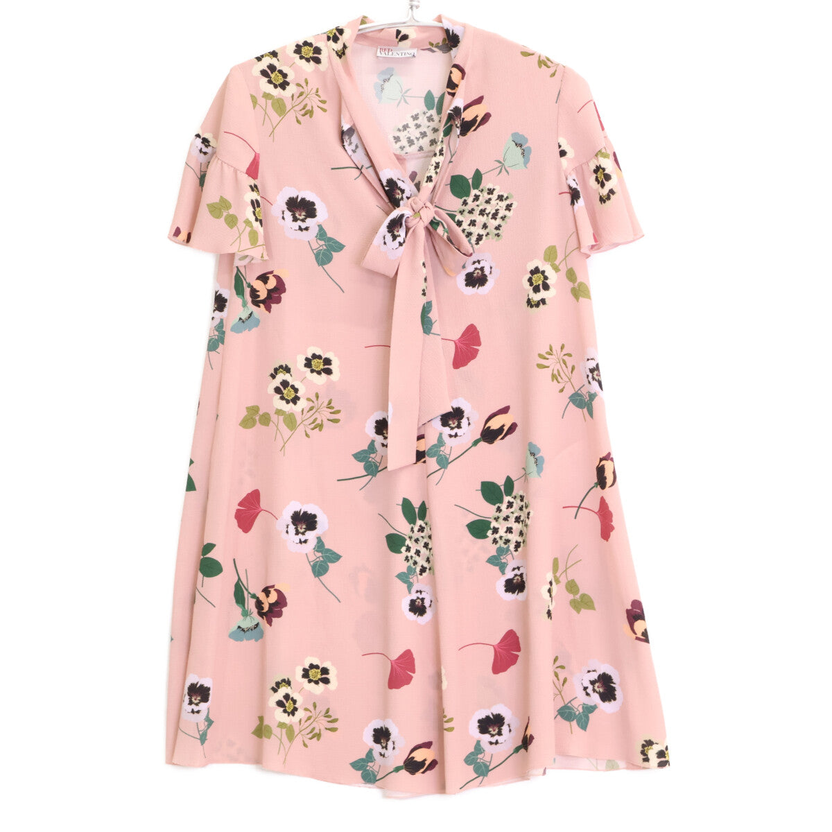 RED VALENTINO SR0VAH404HU Pink Floral Blouse Top