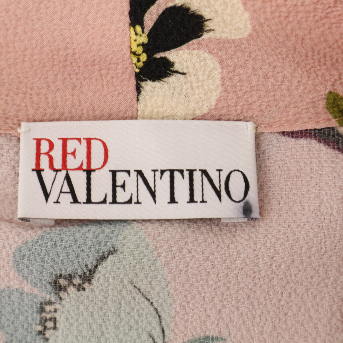 RED VALENTINO SR0VAH404HU Pink Floral Blouse Top