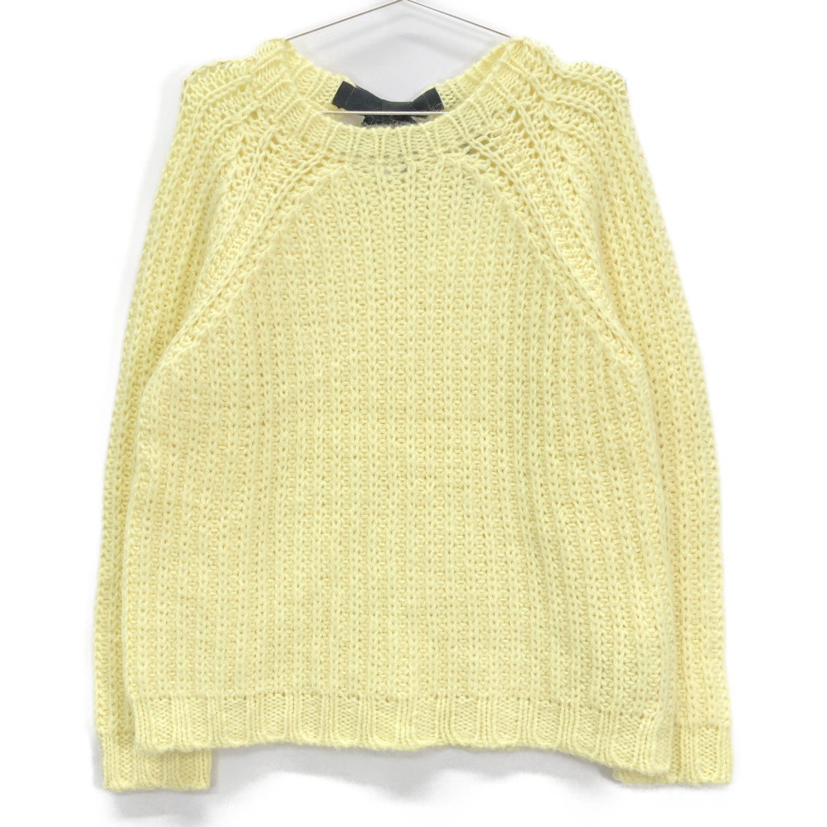 RED VALENTINO 红色华伦天奴 XR3KC12G 黄色 马海毛 绞花针织 上衣 S 女士