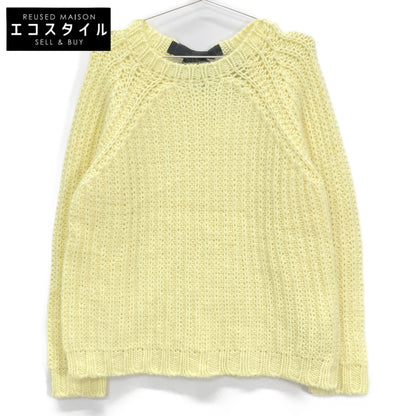 RED VALENTINO 红色华伦天奴 XR3KC12G 黄色 马海毛 绞花针织 上衣 S 女士