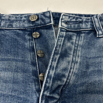KSUBI スビ ライトブルー ダメージ加工 デニムパンツ ボトムス