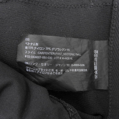 Excellent Condition Neoteric Twill Carpenter Pants Bottoms Men's Black 30 02-3306007 23AW Bottoms 30 Men's