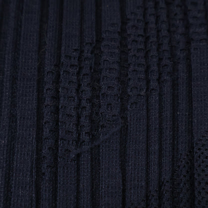 PLEATS PLEASE 20SS PP01-JF724 Navy Pleated Cutwork Pants Bottoms