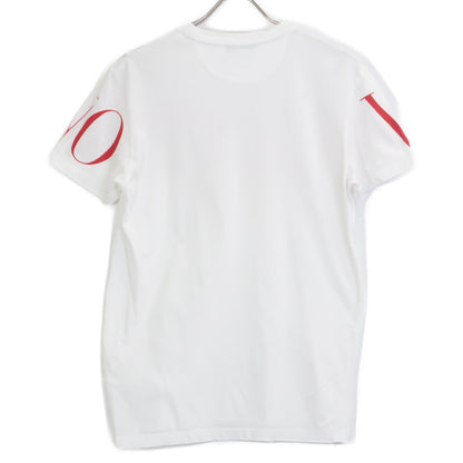 VALENTINO ヴァレンティノ 19年 SV3MG03B5FN ホワイト×レッド ロゴ Tシャツ トップス