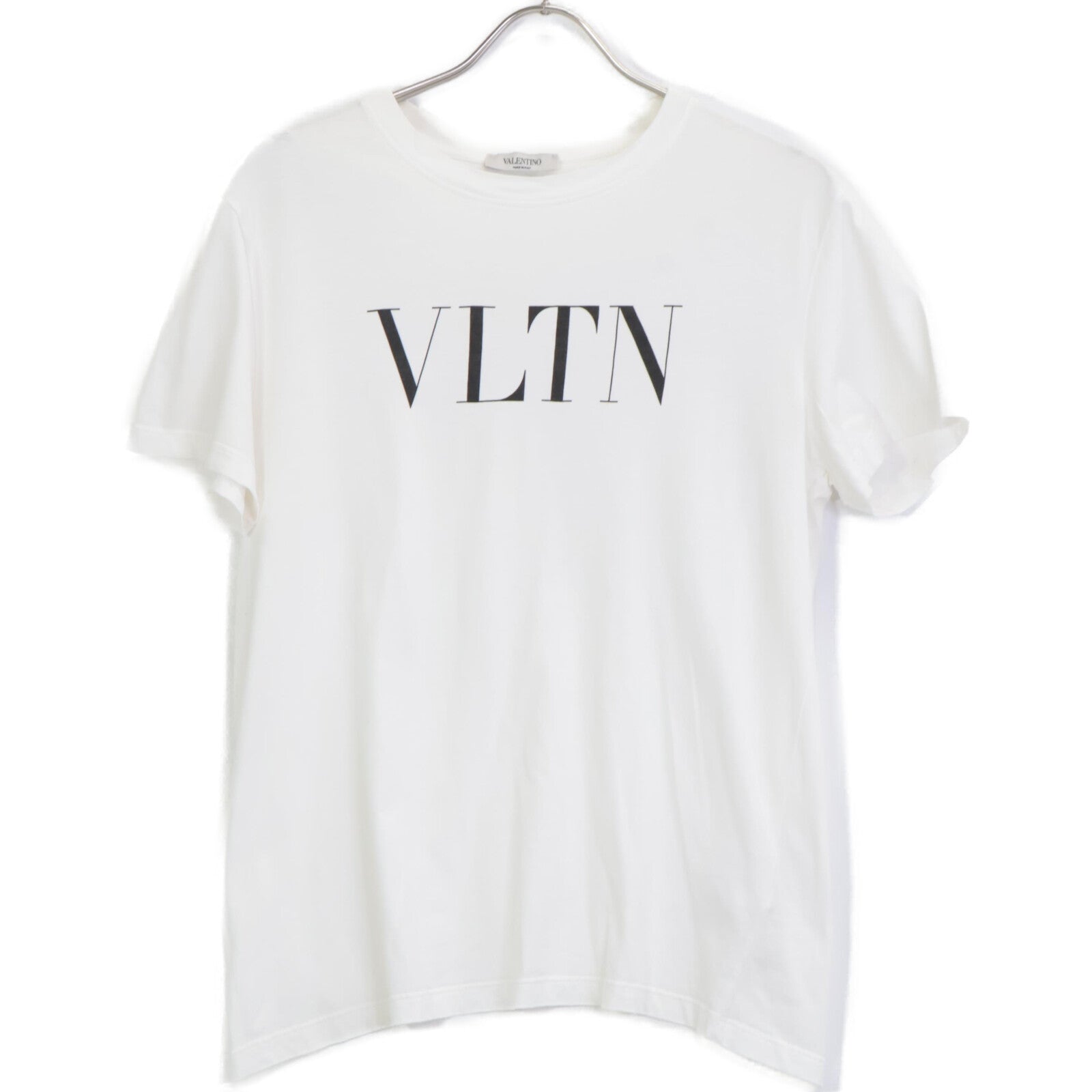 VALENTINO ヴァレンティノ RV3MG10V3LE ホワイト ロゴ Tシャツ トップス