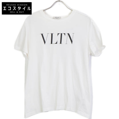 VALENTINO ヴァレンティノ RV3MG10V3LE ホワイト ロゴ Tシャツ トップス