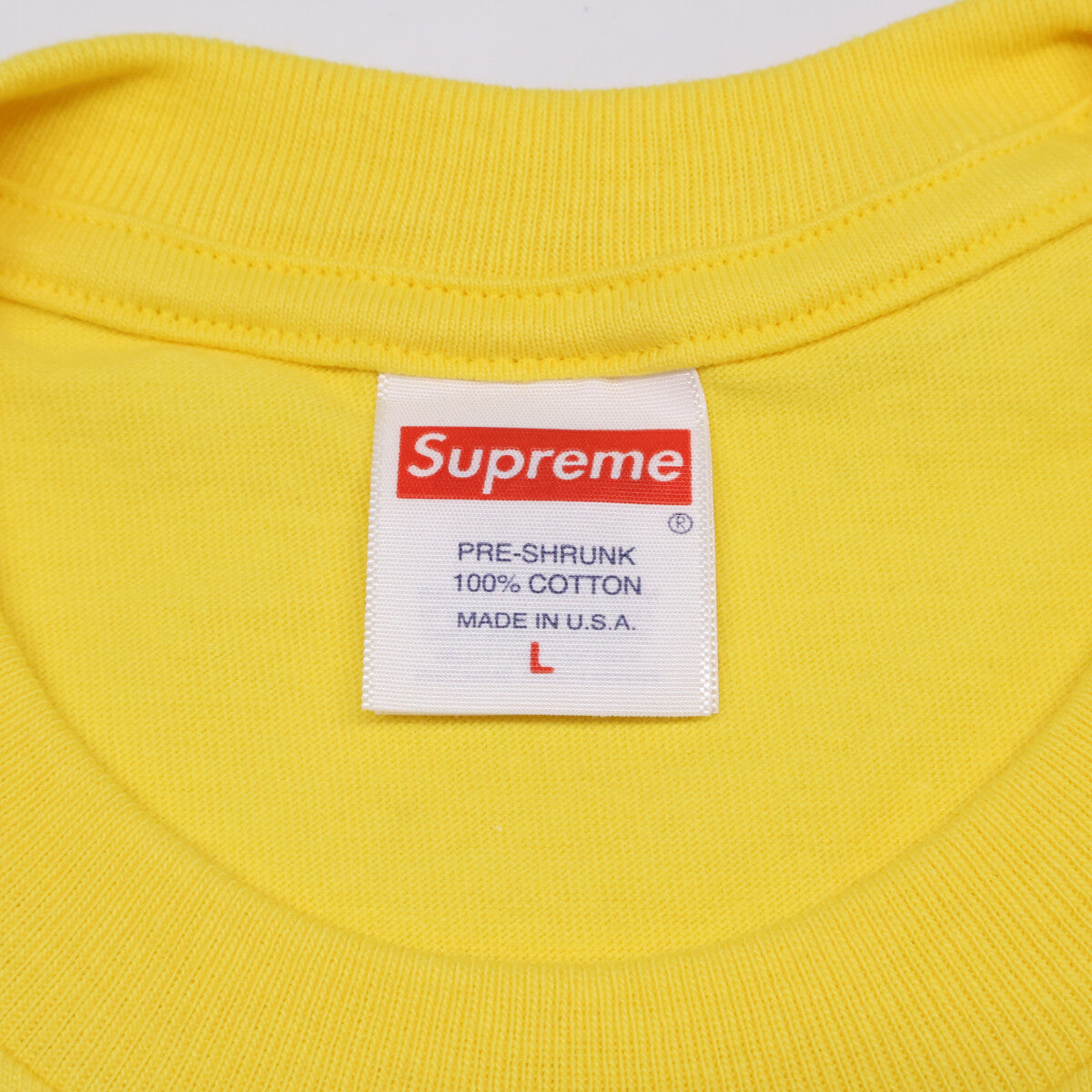 Supreme 潮牌 黄色 NYC Tee T恤