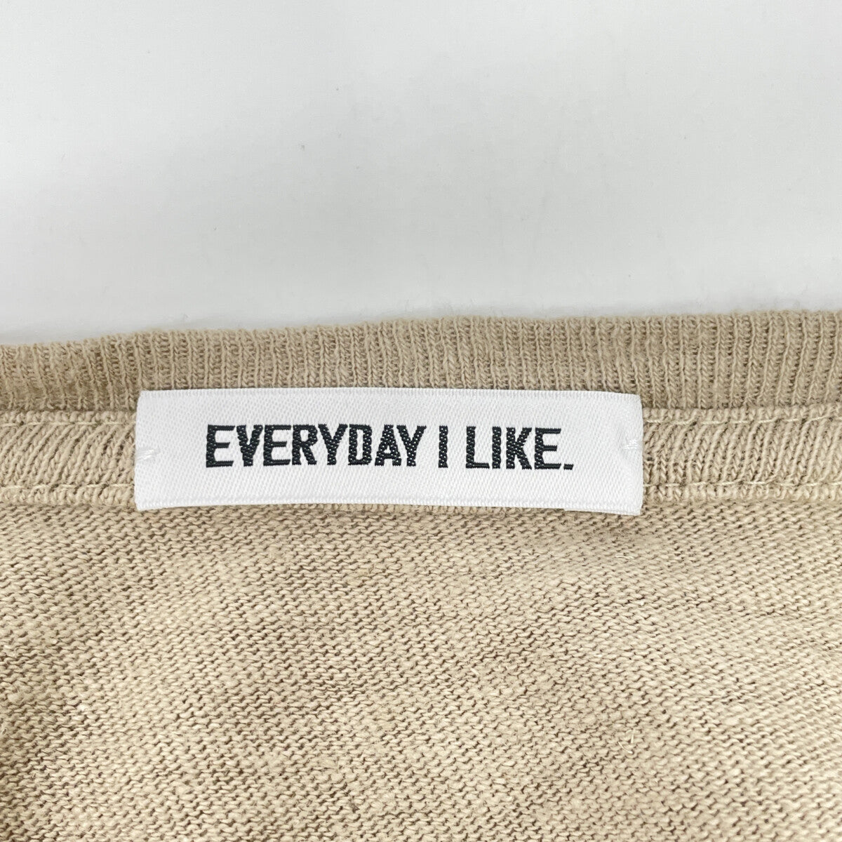 EVERY DAY I LIKE Everyday I Like 驼色 亚麻混纺 Li/Co 马克西 连衣裙 无标签 女款