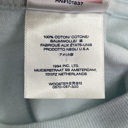 Supreme シュプリーム 23SS 淡蓝色 Arabic Logo Tee T恤 L 男款