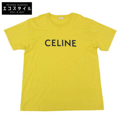 CELINE 赛琳 精美 Logo T恤 上衣 男款 芥末色 XXL 2X681501F 上衣