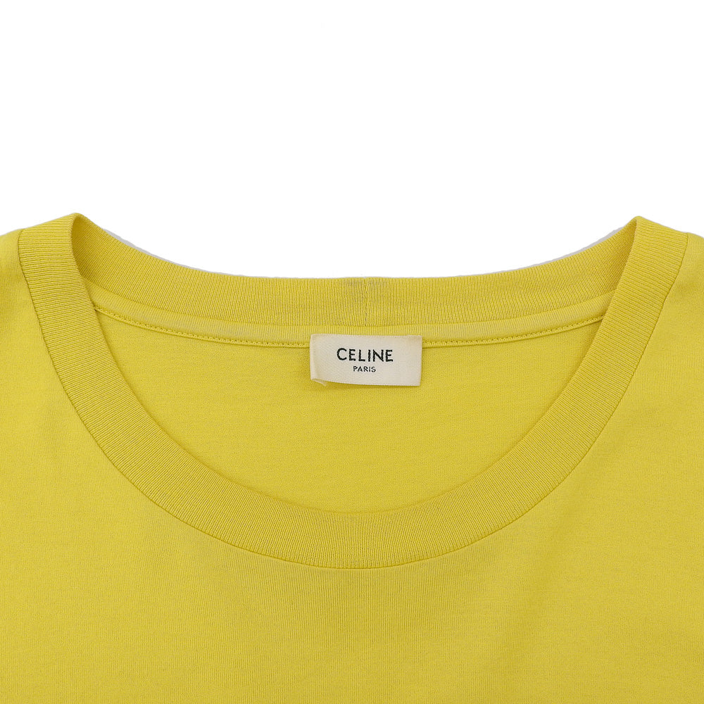 CELINE 赛琳 精美 Logo T恤 上衣 男款 芥末色 XXL 2X681501F 上衣