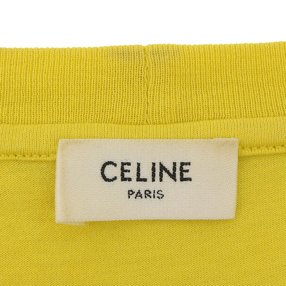 CELINE 赛琳 精美 Logo T恤 上衣 男款 芥末色 XXL 2X681501F 上衣