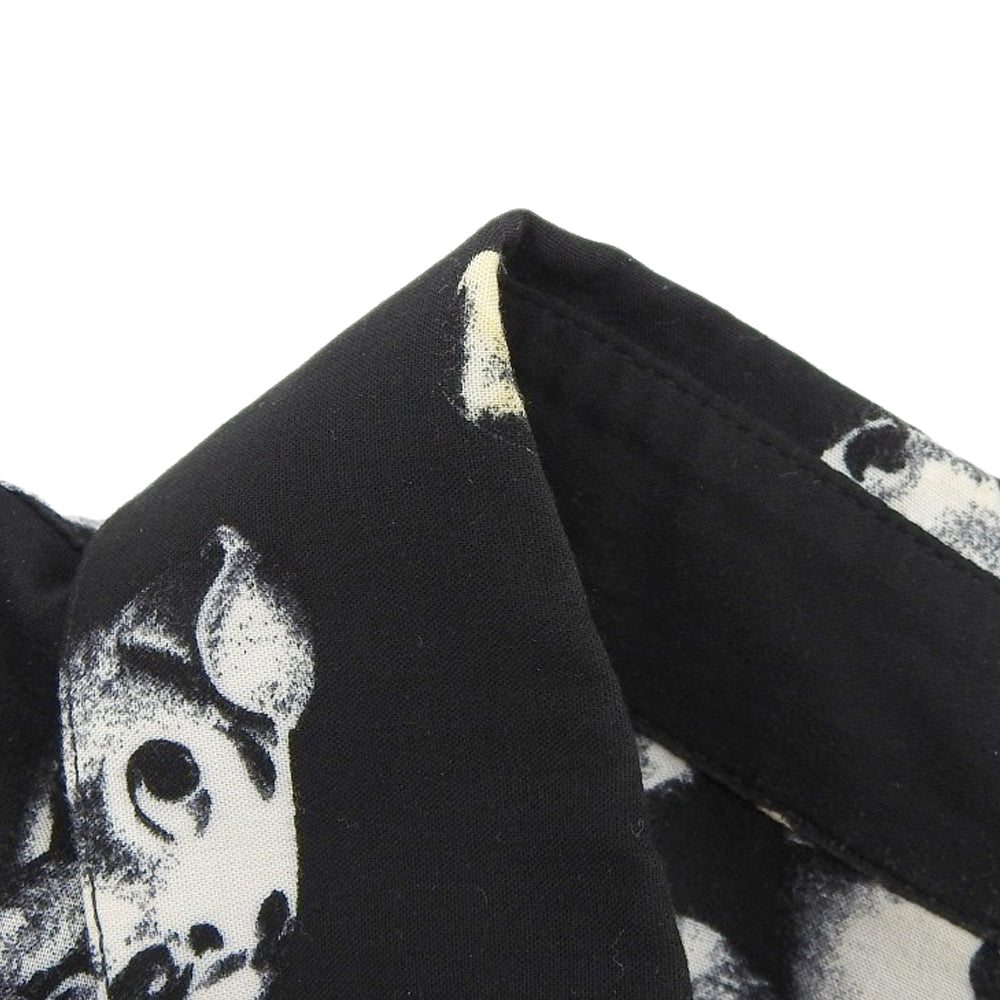 CELINE All-Over Dog Print Shirt Top Mens Black/White 38 2C717307Q Top