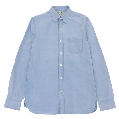 Cotton Chambray Shirt Top Men's Light Blue S Top S 170/92A Men's