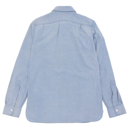 Cotton Chambray Shirt Top Men's Light Blue S Top S 170/92A Men's