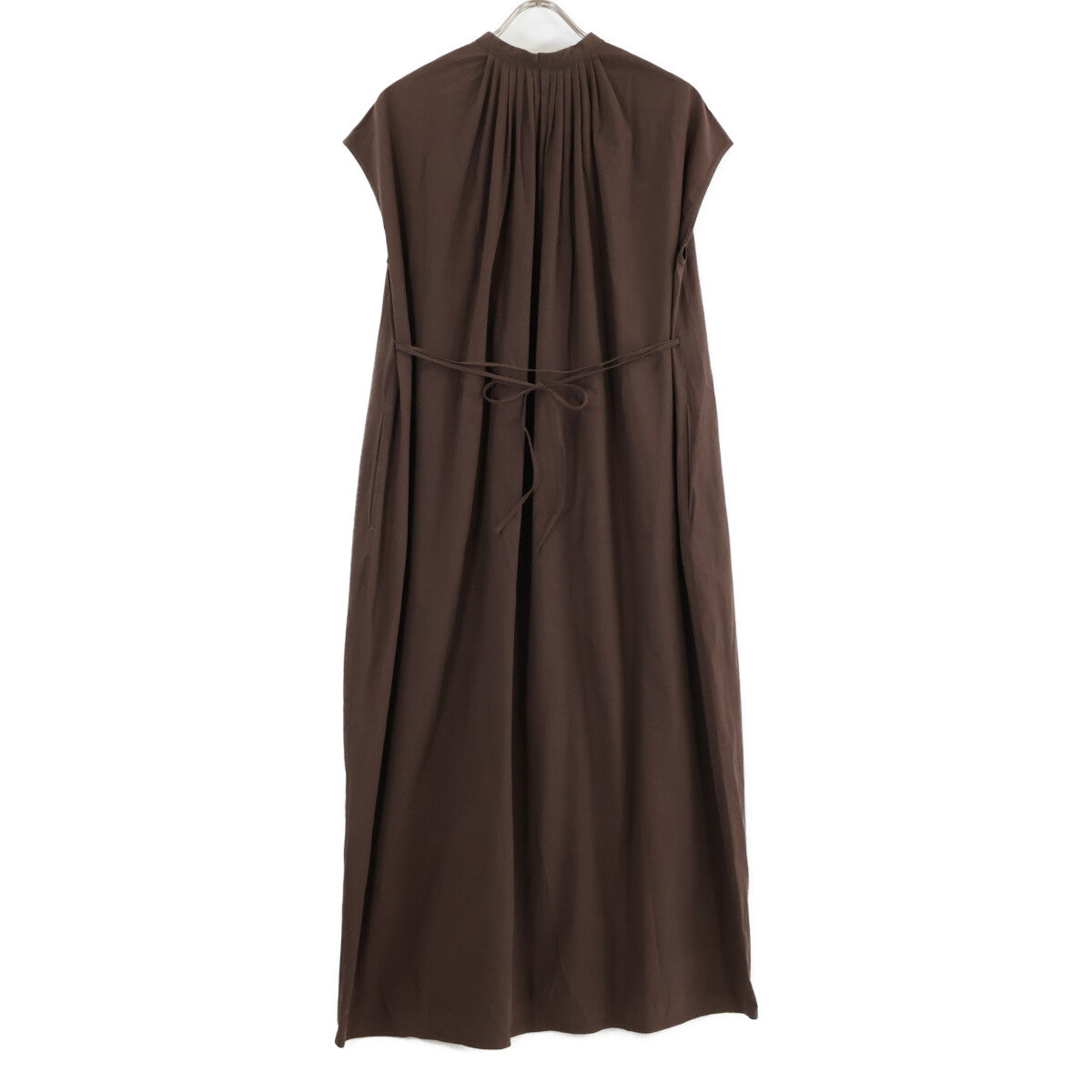 1er Arrondissement プルミエ アロンディスモン B1043AFA011 ﾌﾞﾗｳﾝ ﾀｲﾌﾟﾗｲﾀｰｶﾌﾀﾝﾜﾝﾋﾟｰｽ ワンピース 36